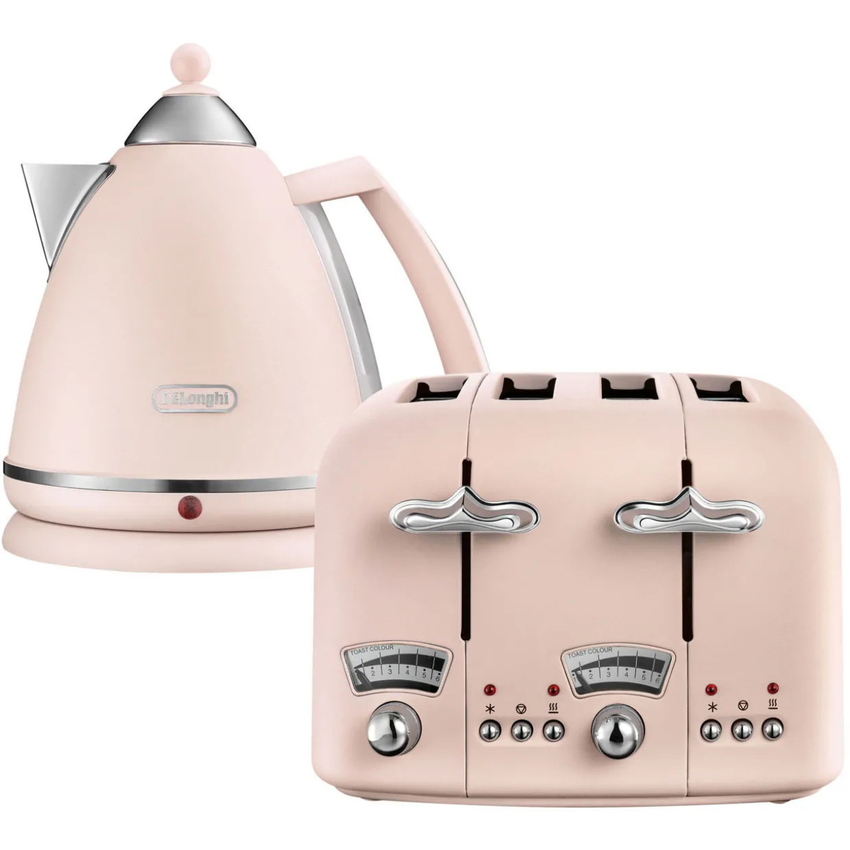 Argento Flora Kettle & Toaster Set Pink
