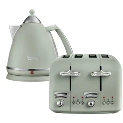 Argento Flora Kettle & Toaster Set Green