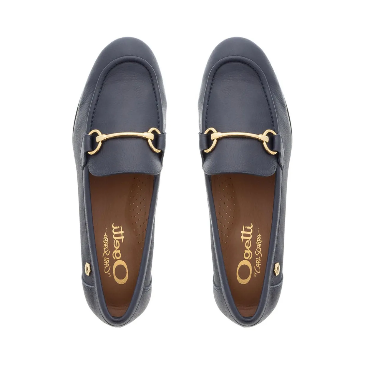 Arlie Snaffle Trim Leather Loafers