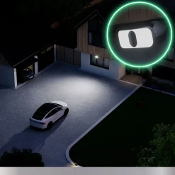 Arlo White 2K Wireless Cam With Floodlight 1 Pk