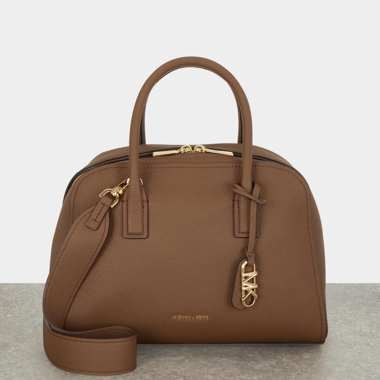Ashton Medium Pebbled Leather Satchel