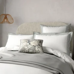 Astrid Duvet Set White and Silver
