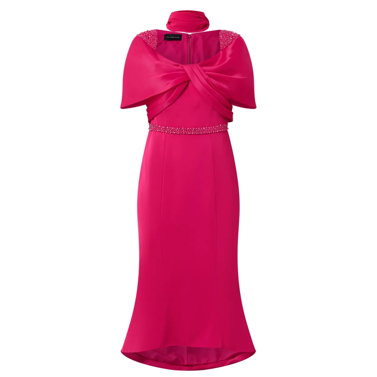 Asymmetric Embellished Dress