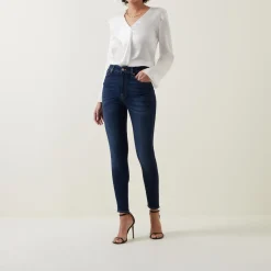 Aubrey High-Rise Slim Illusion Skinny Jeans