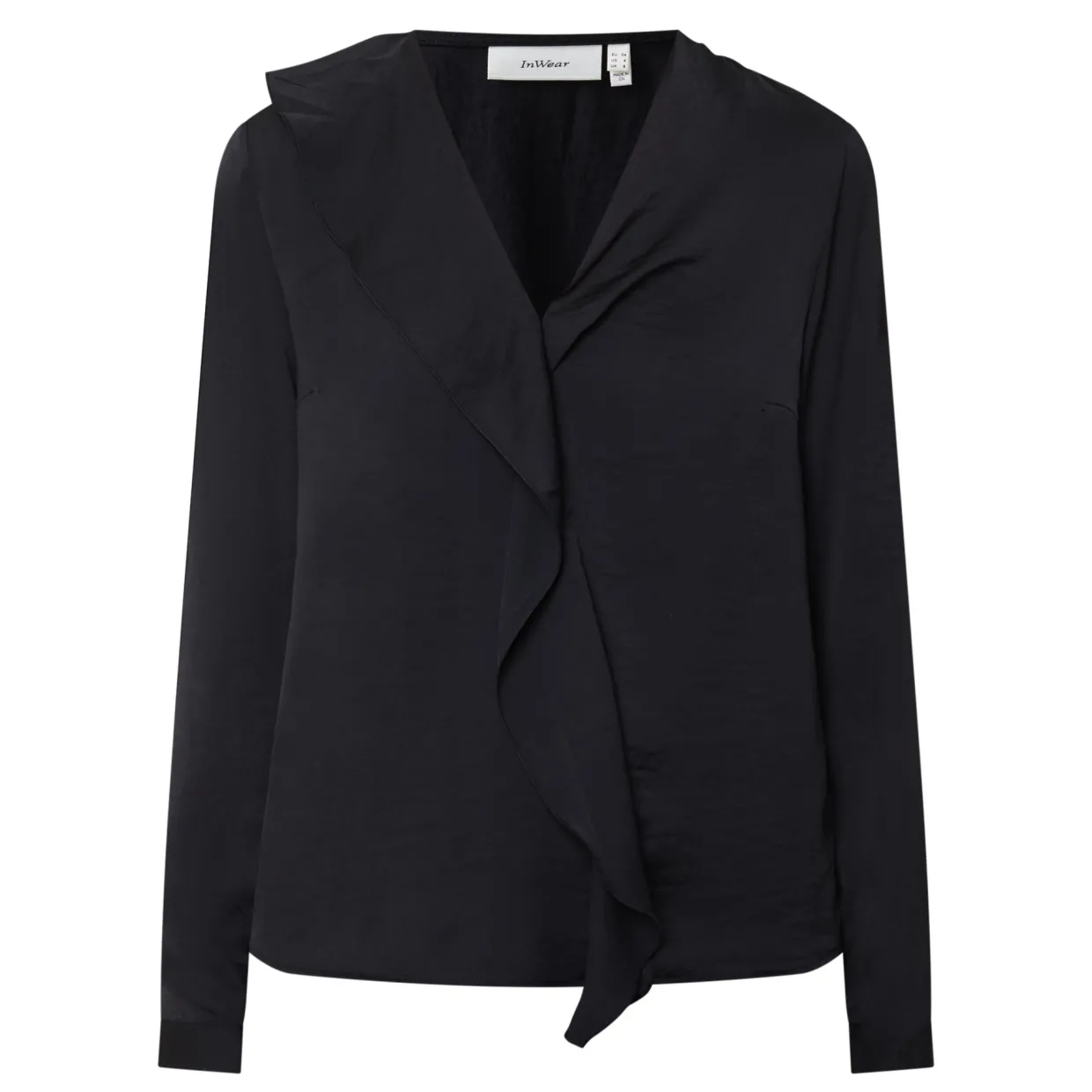 Audai Asymmetric Ruffle Blouse