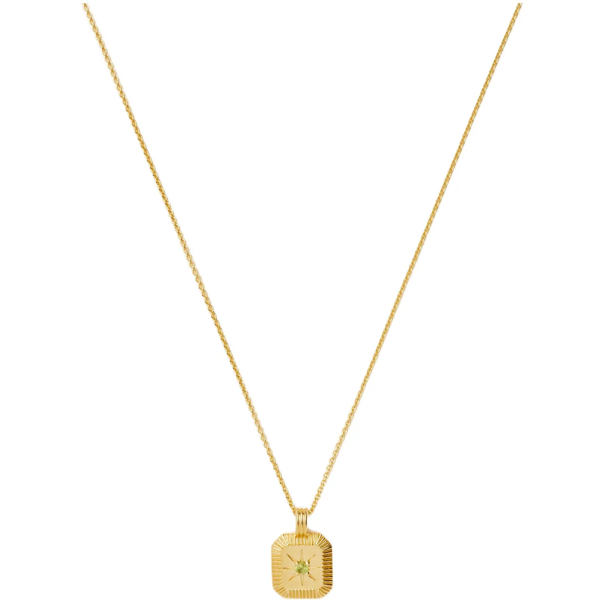 August Birthstone Necklace