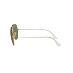 Aviator Large Metal Pilot Polarised Sunglasses  Gold-Tone