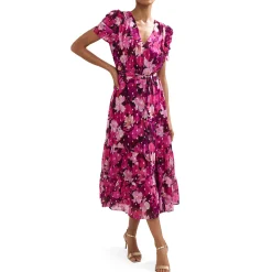 Azalea Floral Flared Dress