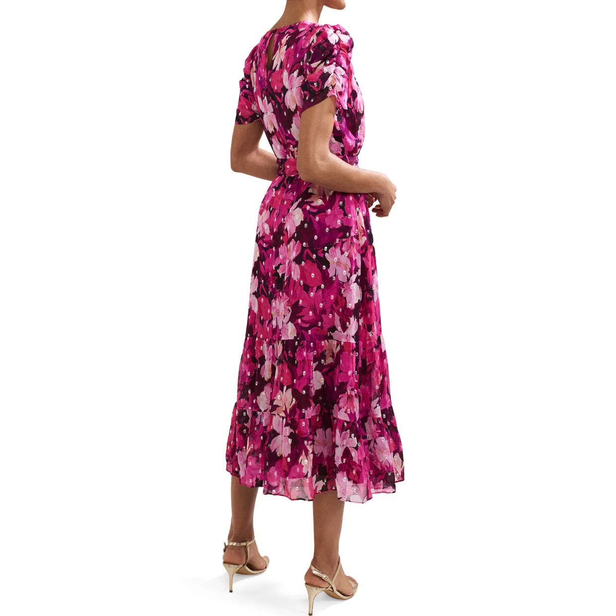 Azalea Floral Flared Dress