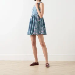 Azul Embellished Denim Mini Dress