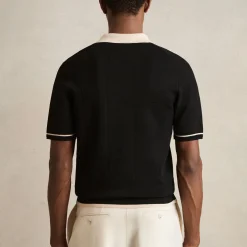 Baxter Tipped Zip-Through Casual Shirt