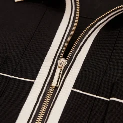 Baxter Tipped Zip-Through Casual Shirt