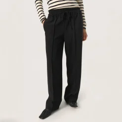 Bea Mid-Rise Wide Leg Trousers
