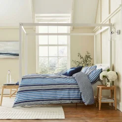 Beach Duvet Set Blue/Navy