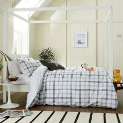 Beach Duvet Set Grey