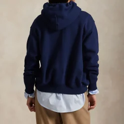Bear Logo Drawstring Hoodie