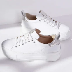 Belle Platform Lace-Up Trainers