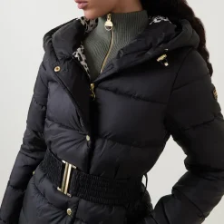 Belted Puffer Jacket