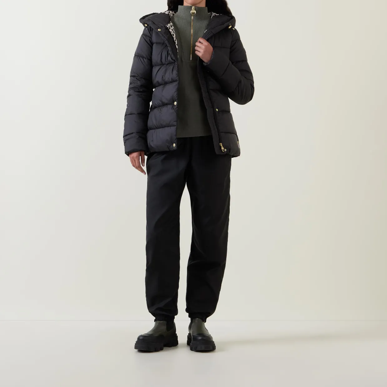 Belted Puffer Jacket