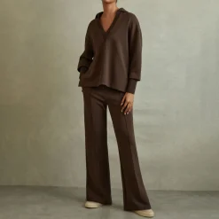 Bernie Open-Collar Sweatshirt
