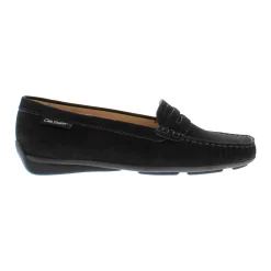 Bettina Suede Slip On Loafers