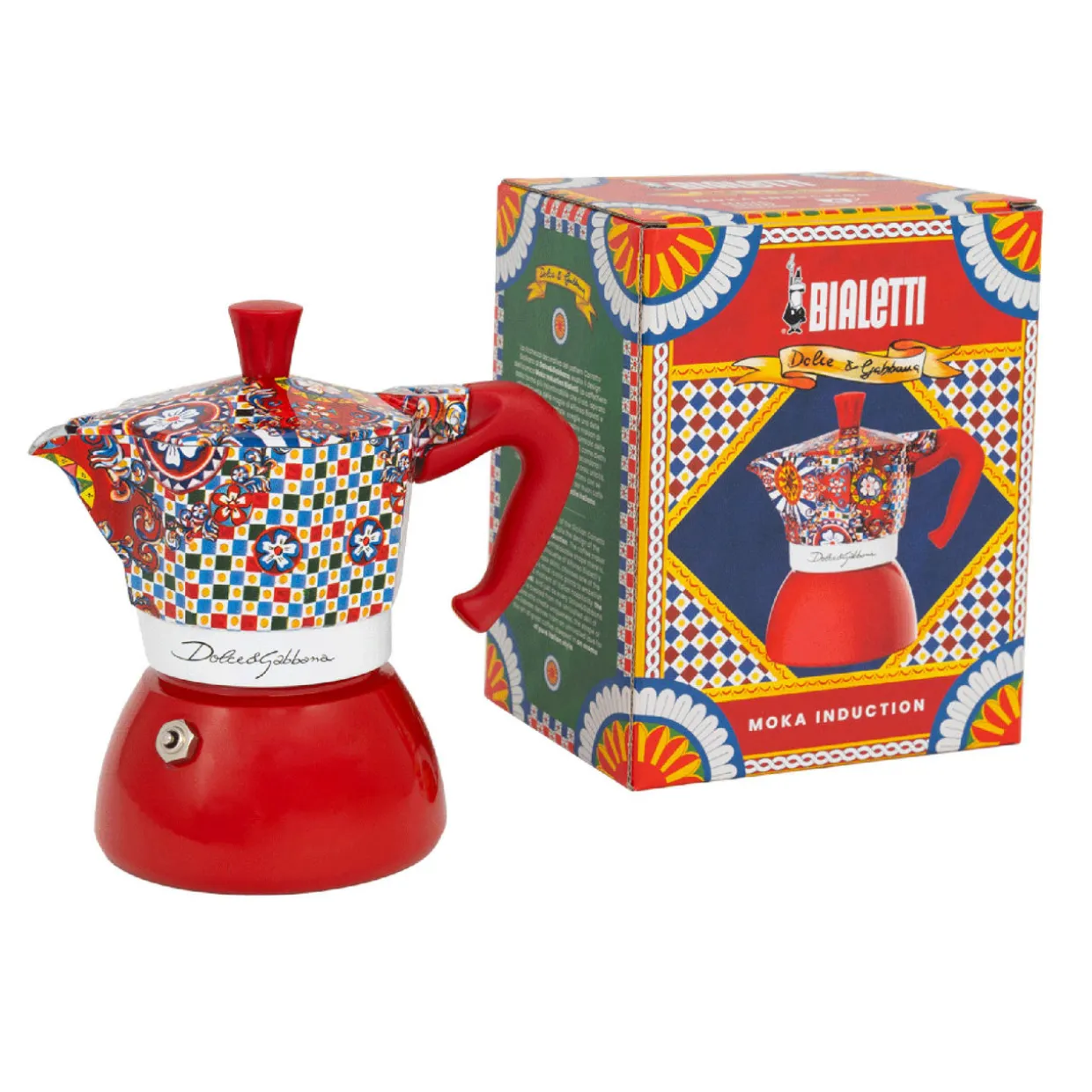 Bialetti X Dolce & Gabbana Moka Induction 4-Cup