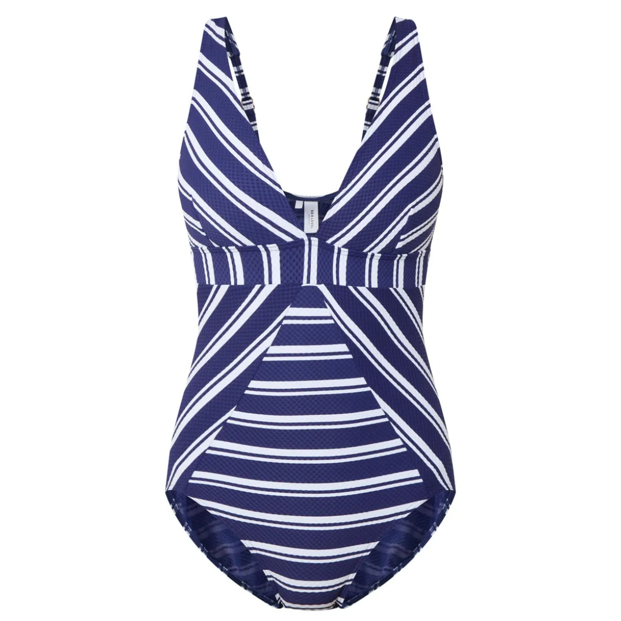 Biarritz Striped Panel Swimsuit