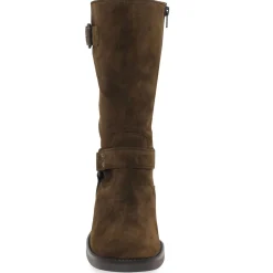 Blake Suede Biker Boots