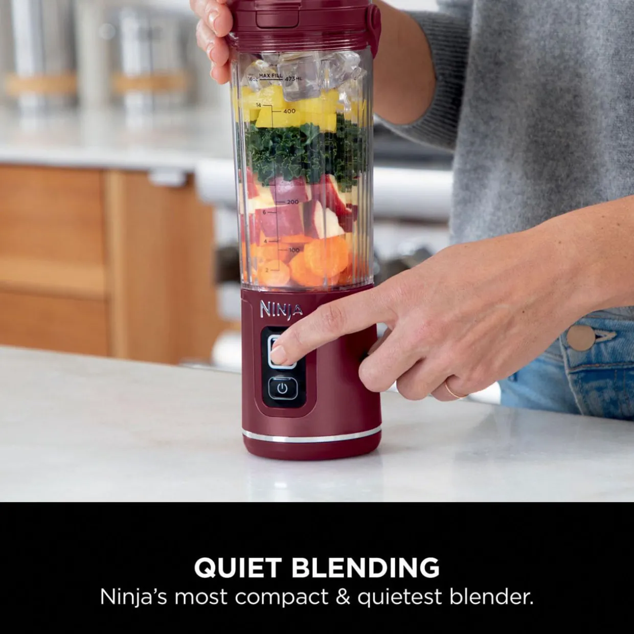 Blast Cordless Portable Blender, Cranberry