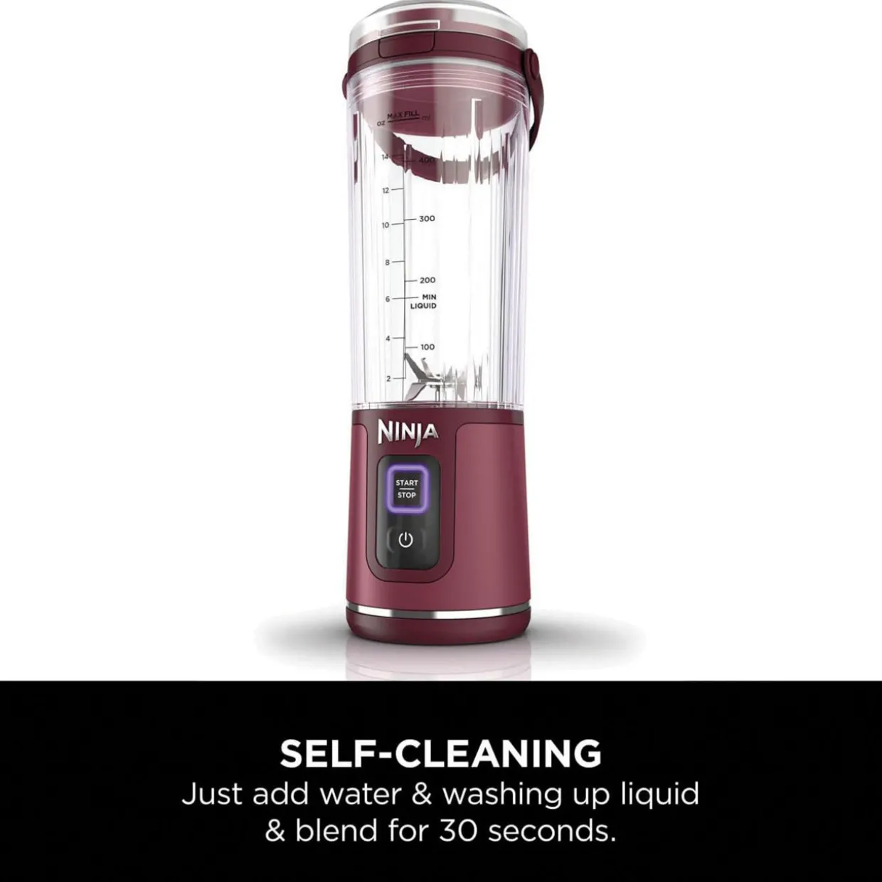 Blast Cordless Portable Blender, Cranberry