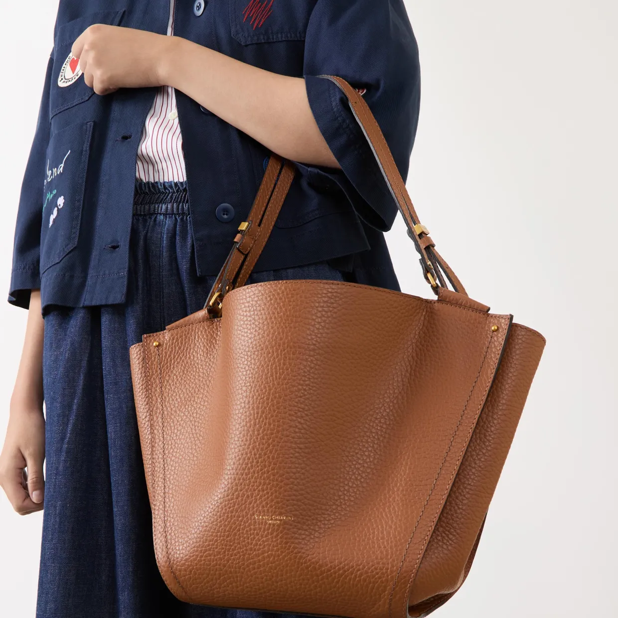 Bloom Leather Tote Bag