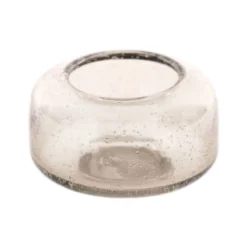 Blown Bubble Glass T-Light Holder