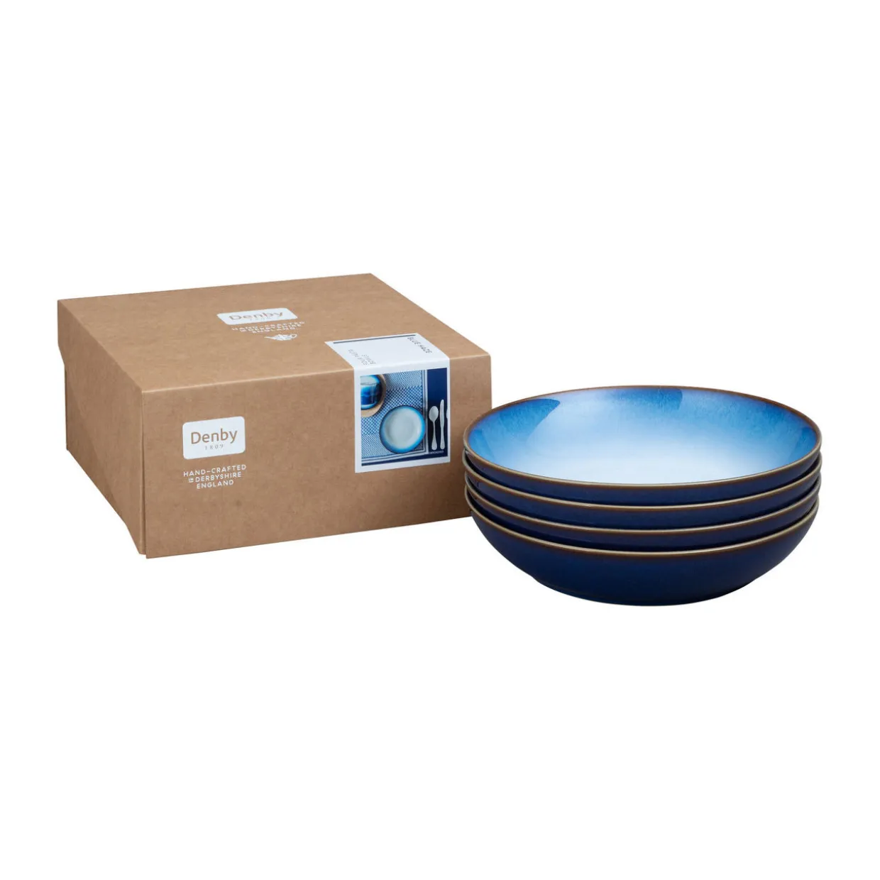 Blue Haze Set of Four Pasta Bowls