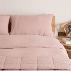 Blush Pure Linen Duvet Set