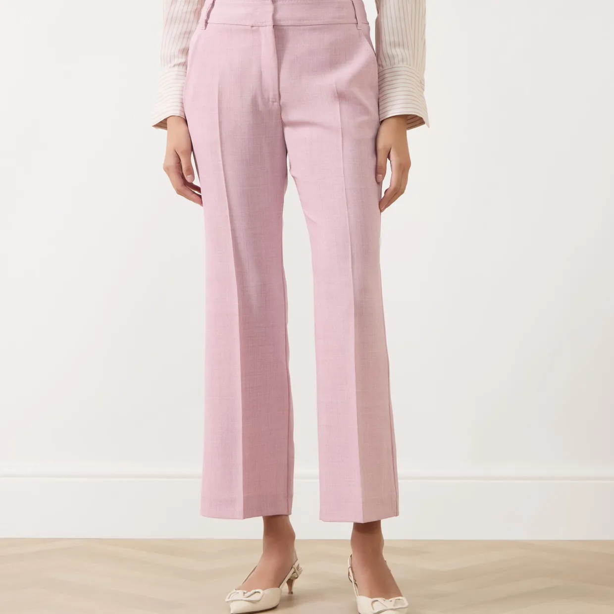 Bocca Cropped Straight Leg Trousers