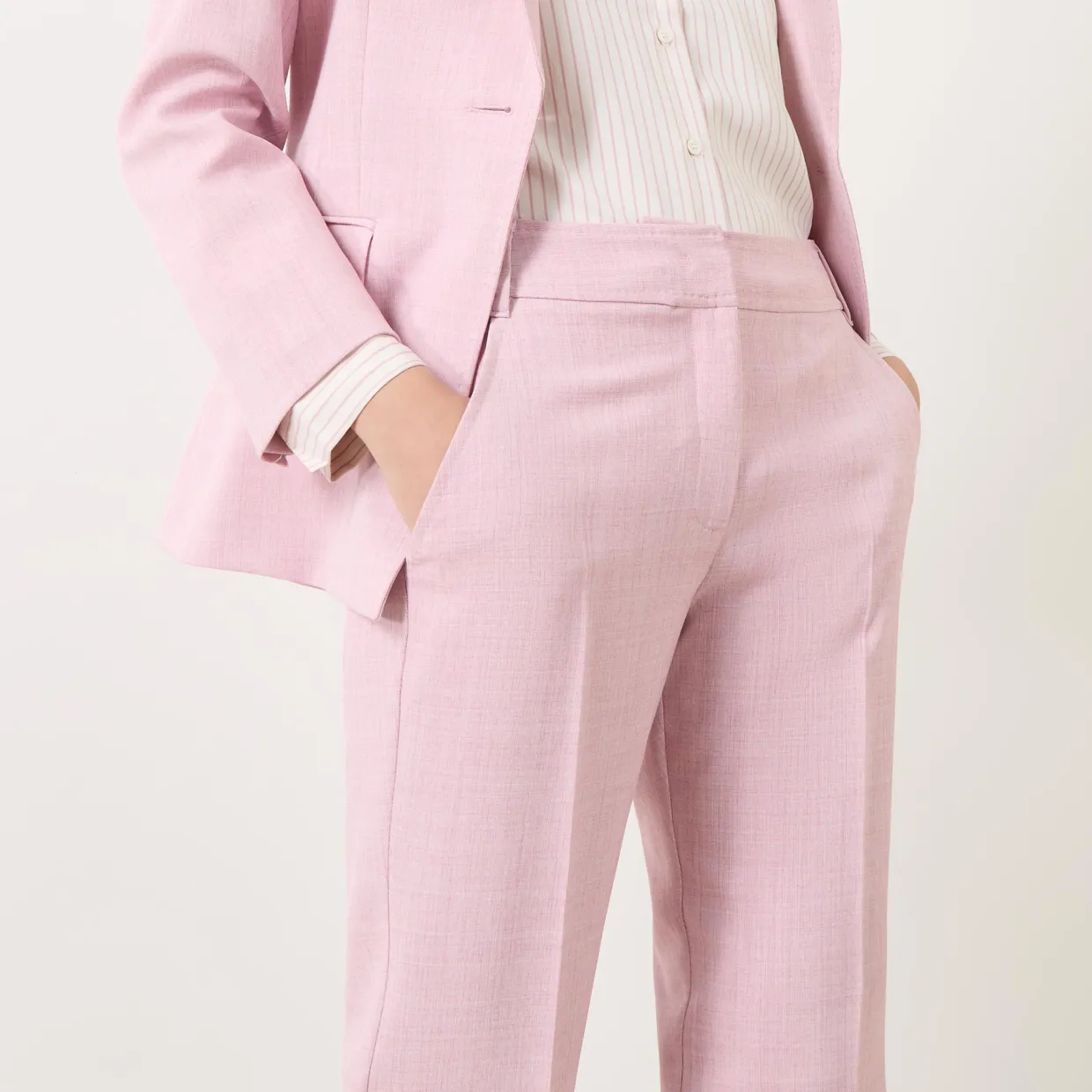 Bocca Cropped Straight Leg Trousers