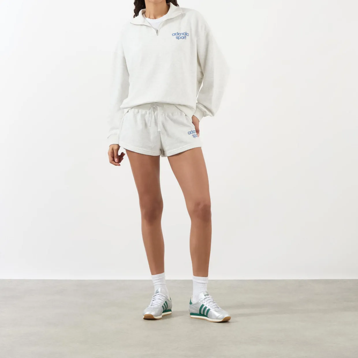 Bold Logo Half-Zip Sweatshirt