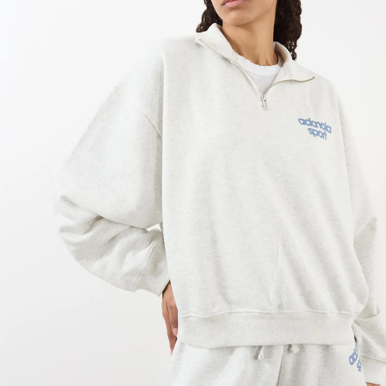 Bold Logo Half-Zip Sweatshirt
