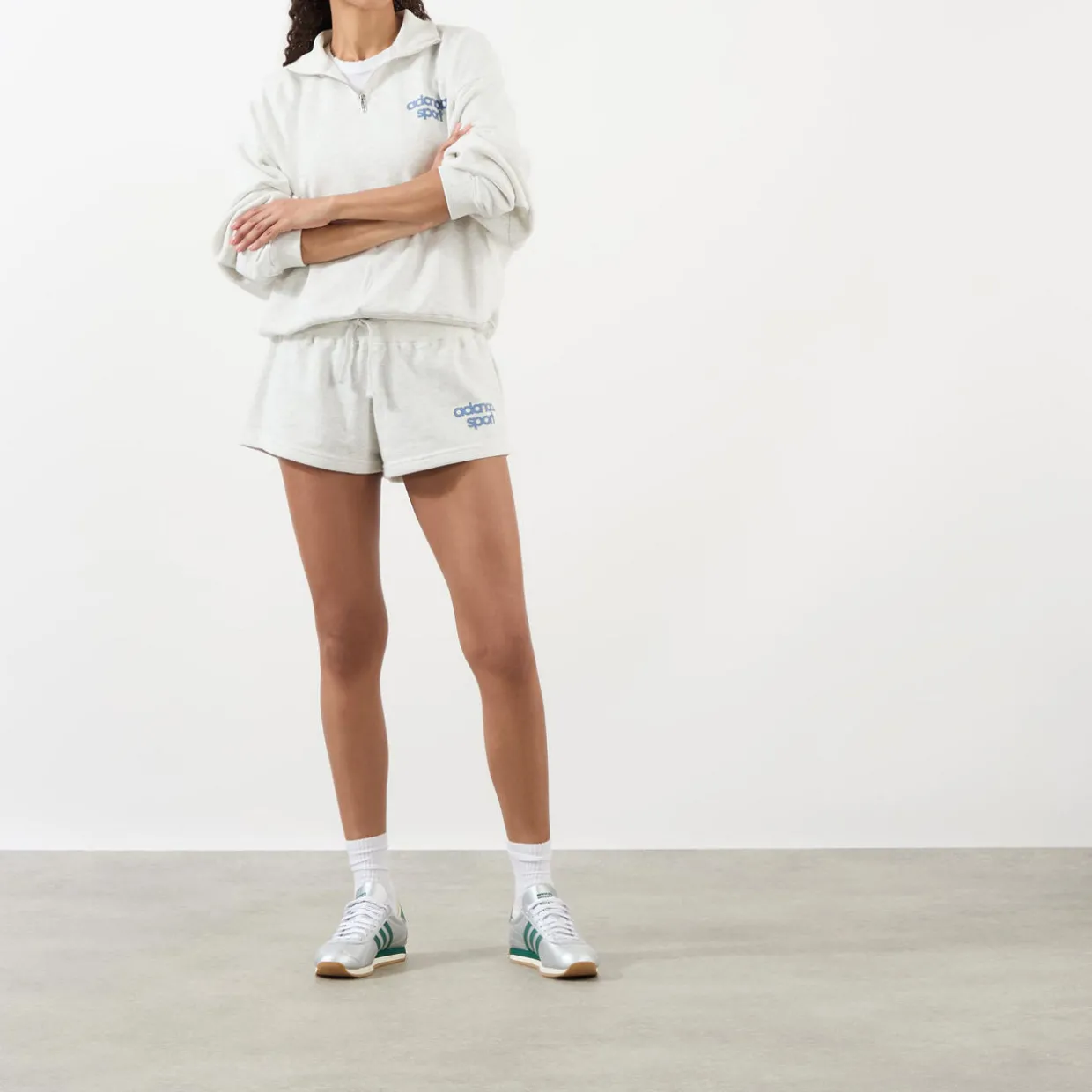 Bold Logo Half-Zip Sweatshirt