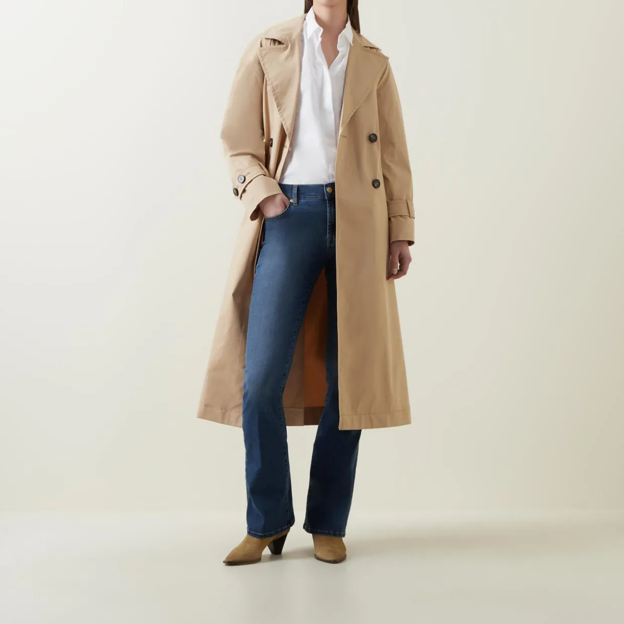 Bootcut Bair Mid-Rise Jeans