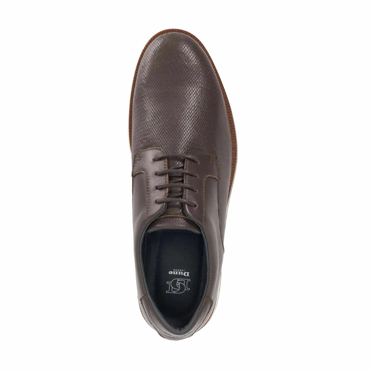 Bow Leather Lace-Up Shoes