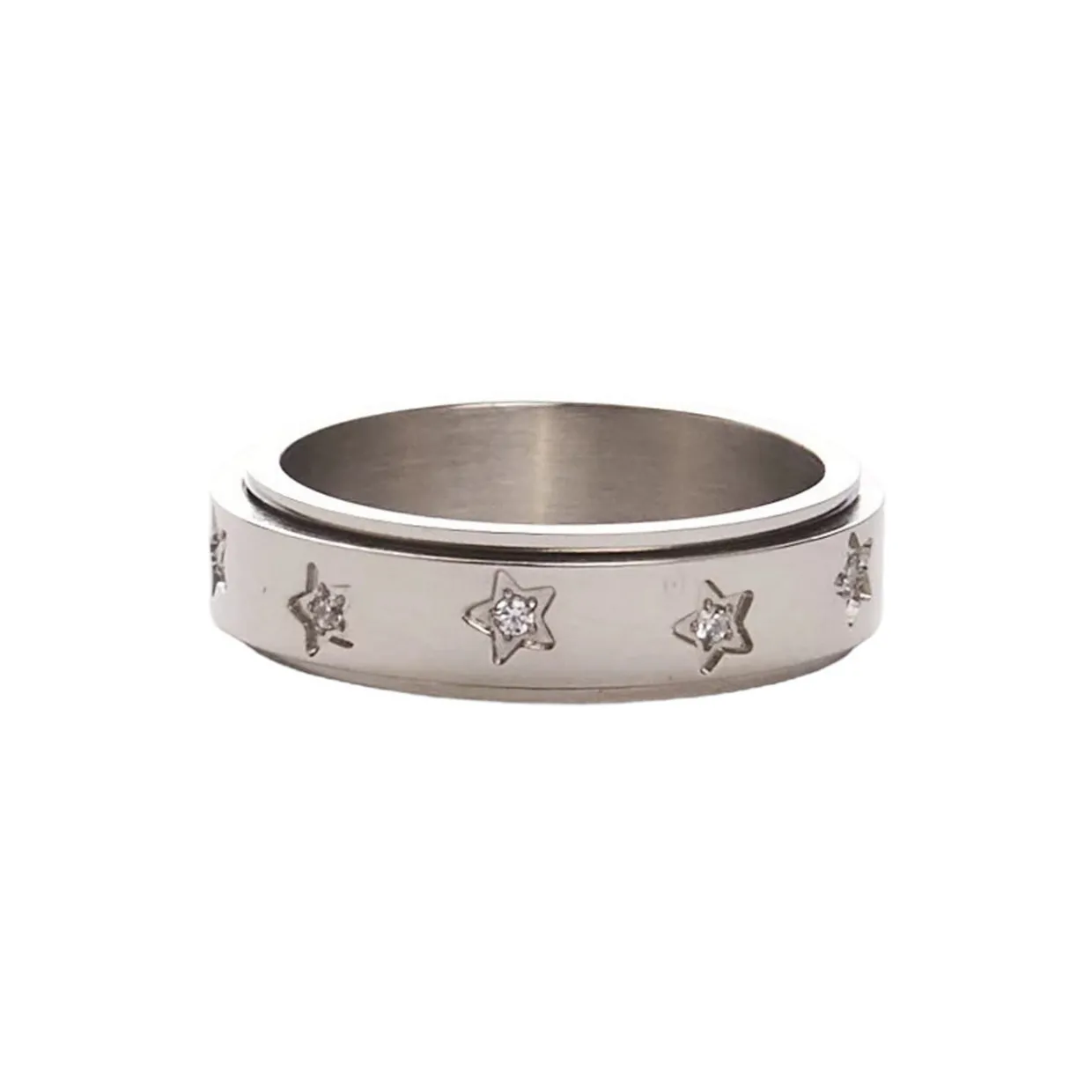 Brave Spinning Ring Sliver