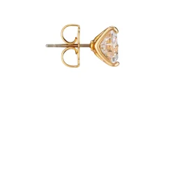 Brilliant Trio Prong Stud Earrings