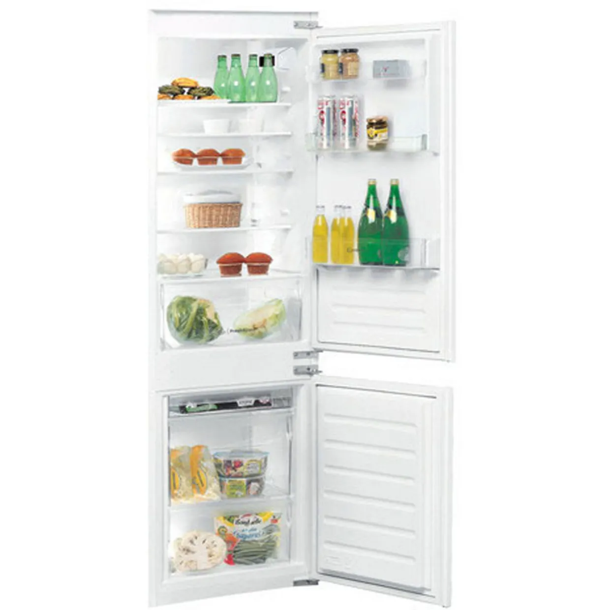 Built In 55cm Fridge Freezer Direct Cooling 70-30