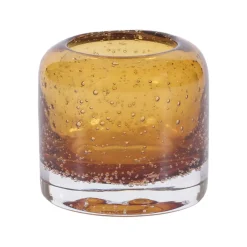 Burnt Orange Medium Candle Holder