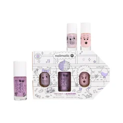 Bus Party Nail Polish & Body Glitter Three-Pack Gift Set