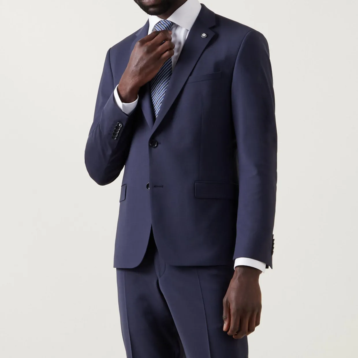 Caleb X Slim Single-Breasted Suit Jacket