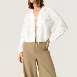 Calico Tie Ladder Lace Shirt