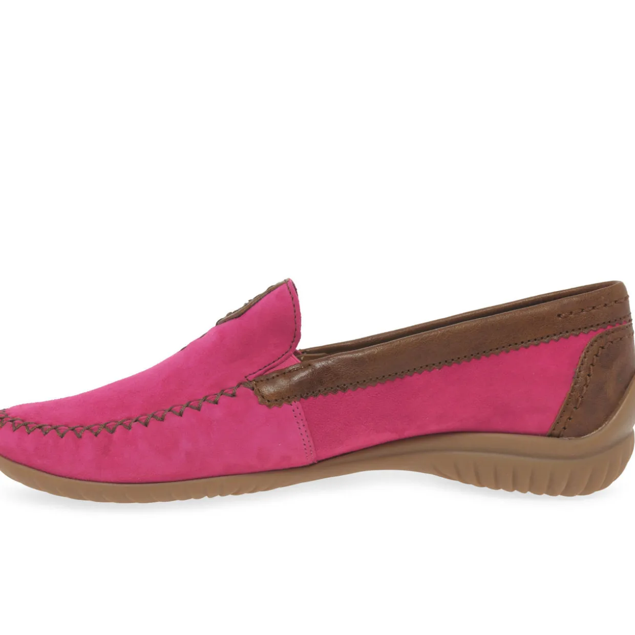 California Stitch-Detail Moccasins