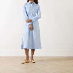 Camilla Pinstripe Shirt Dress